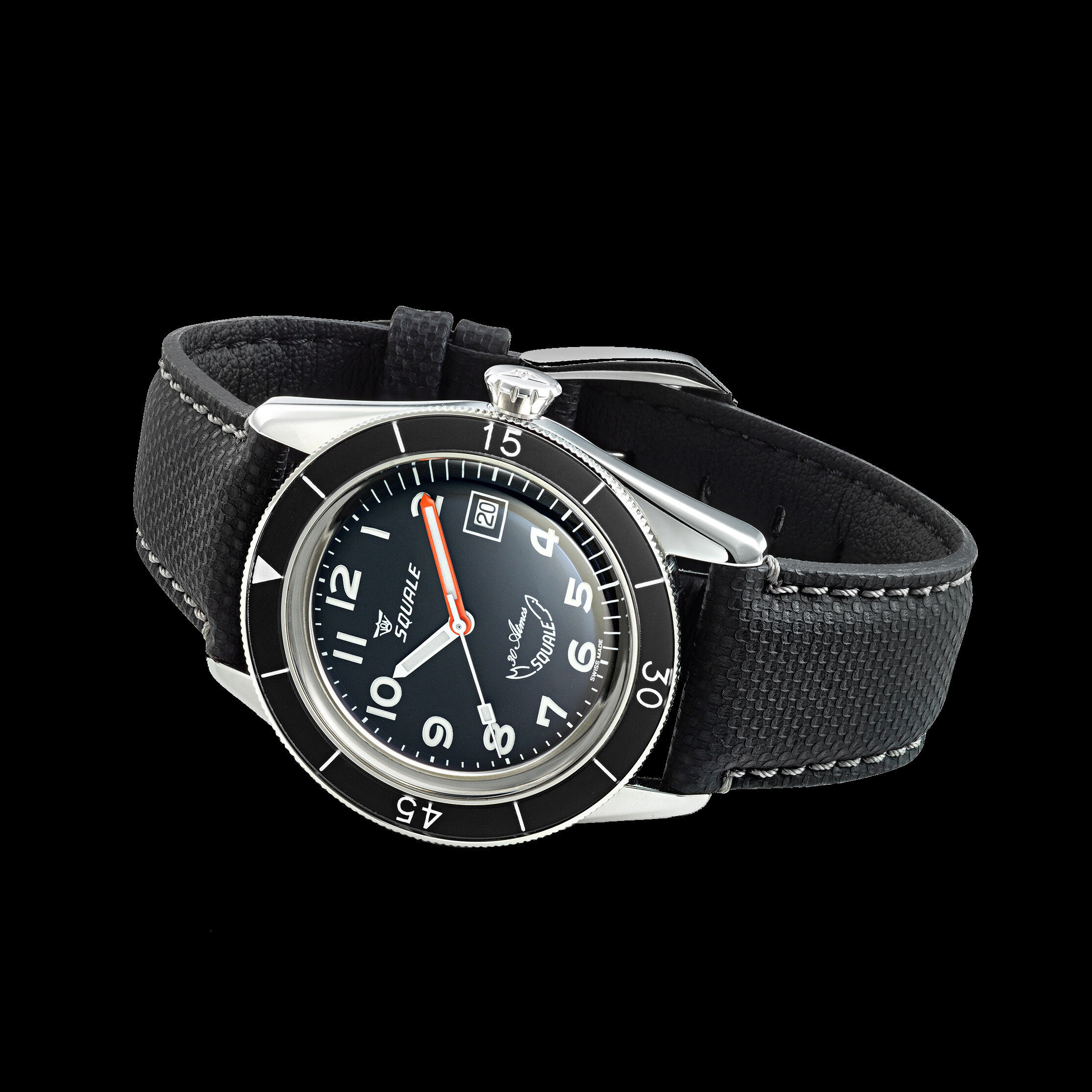 Squale Black Arabic SUB-39 Dive Watch