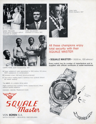 Squale History - Champion Divers