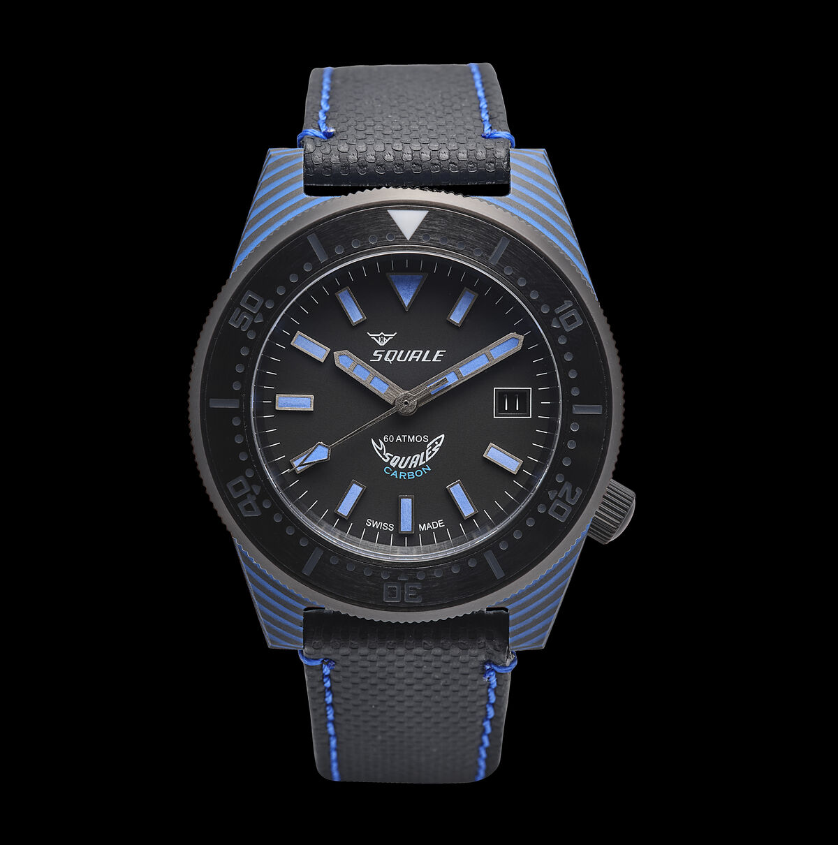 Squale T-183 Blue Carbon Dive Watch