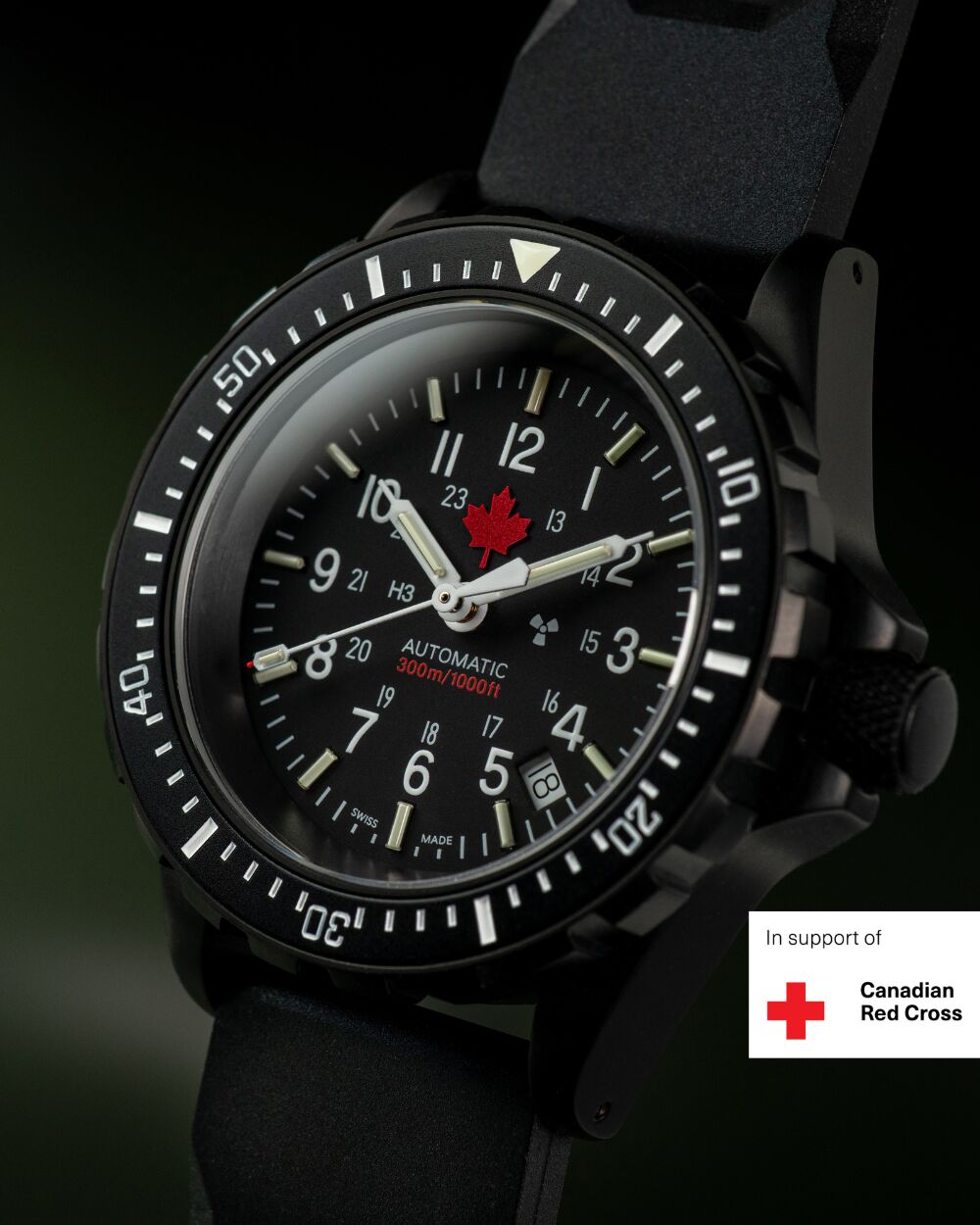 Marathon Red Maple Anthracite GSAR Dive Watch