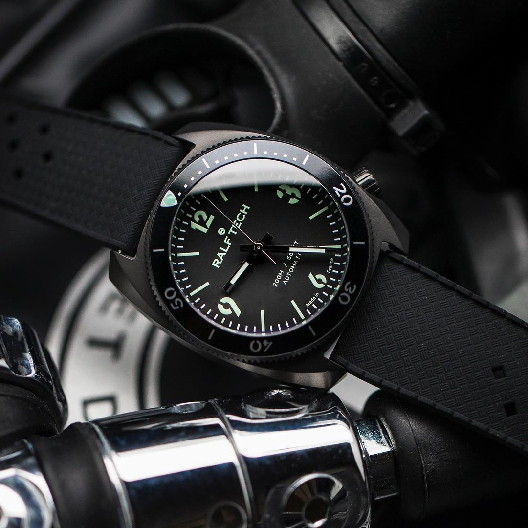 Ralf Tech WRB Black Dive Watch