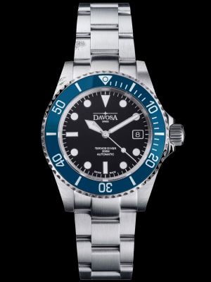Davosa Ternos Diver Black-Blue Dive Watch / Trialink