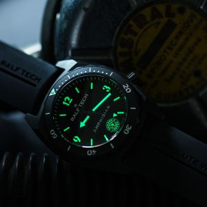 Ralf Tech - The Beast Electric Black Amphibian Dive Watch