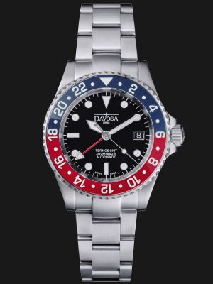 Davosa Ternos Diver GMT Dive Watch Blue-Red / Trialink