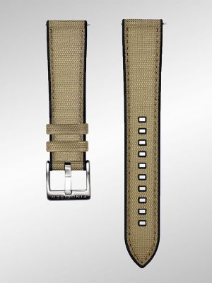 Findeisen Hybrid Cordura and Rubber Strap - Khaki 20mm
