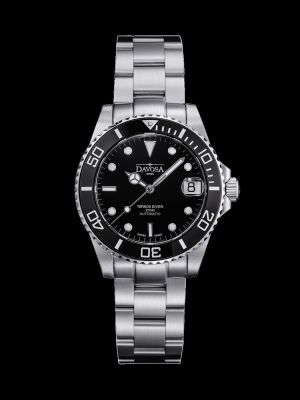 Davosa Ternos Medium Black Trialink Dive Watch