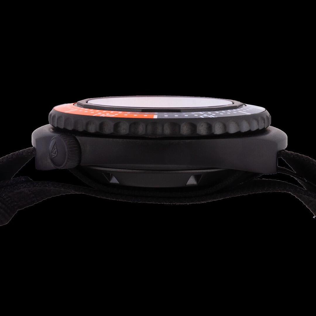 Squale 101 atmos 2002 Professional Dive Watch - Orange/Black Orange PVD