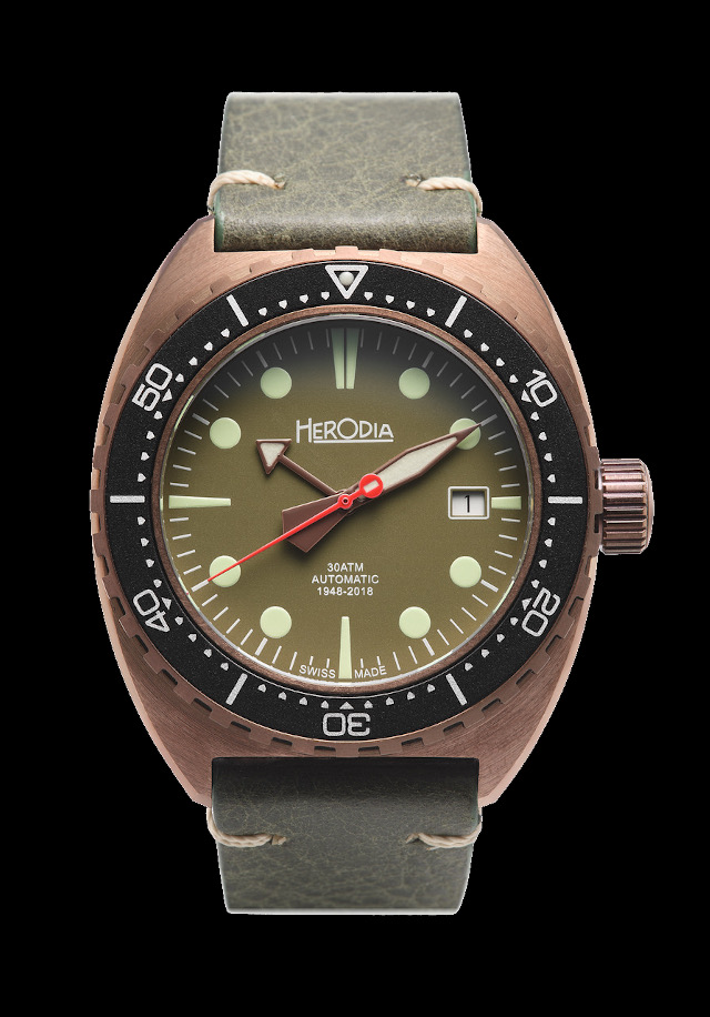 Herodia Series 1 Bronzed Dive Watch