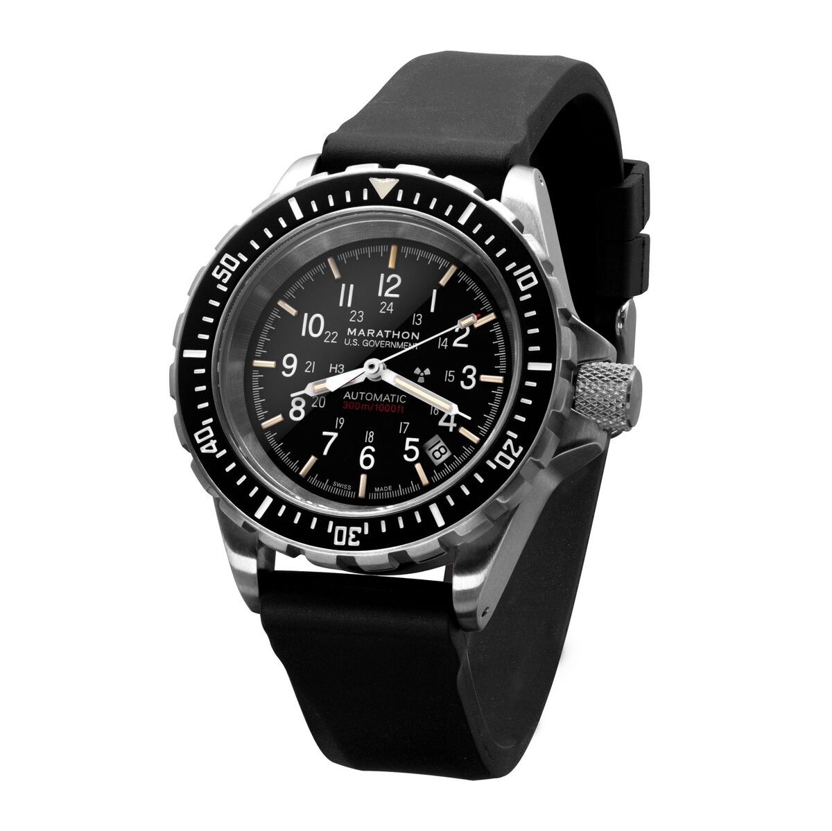 Marathon GSAR Search and Rescue Dive Watch - US Government Markings