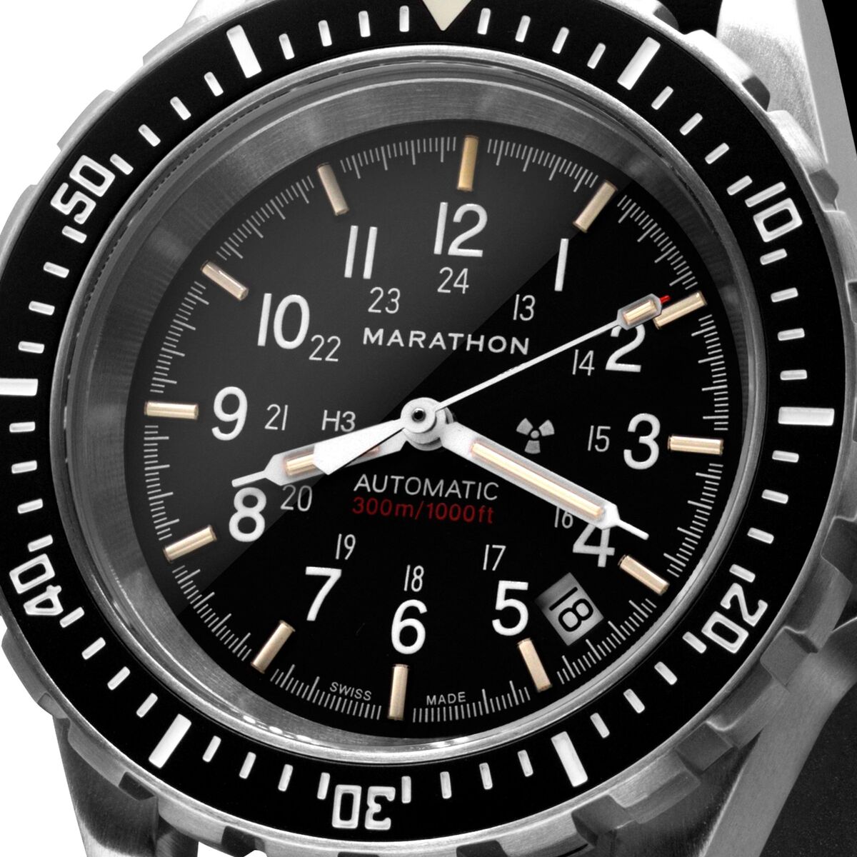 Marathon GSAR Search and Rescue Dive Watch - No Government Markings