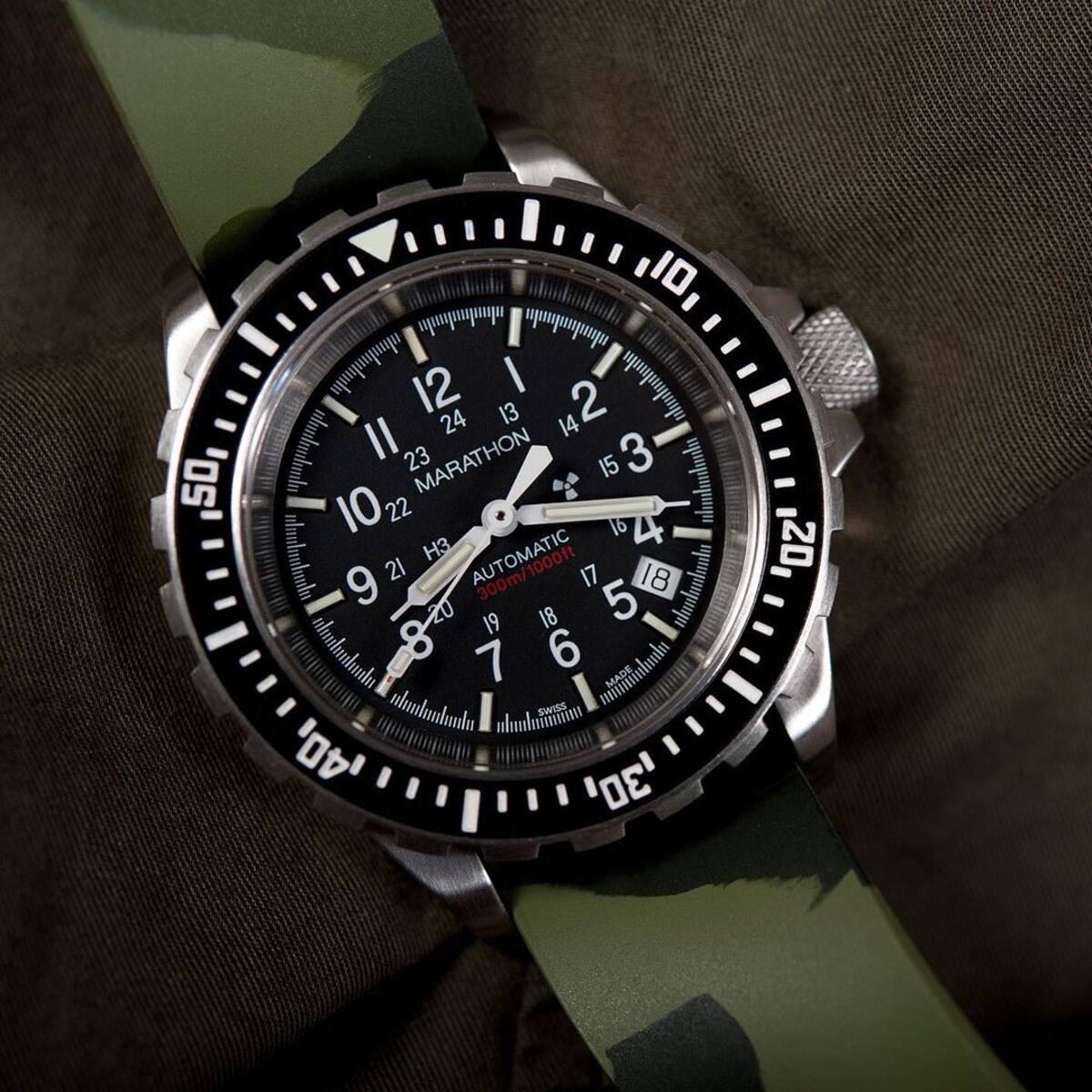 Marathon GSAR Search and Rescue Dive Watch - No Government Markings