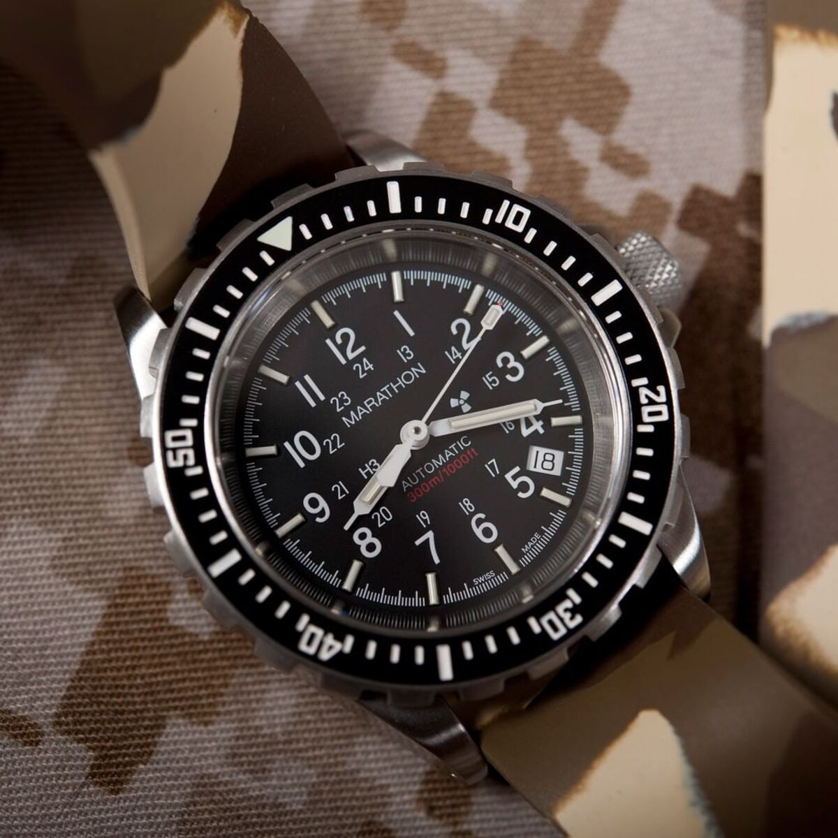 Marathon GSAR Search and Rescue Dive Watch - No Government Markings