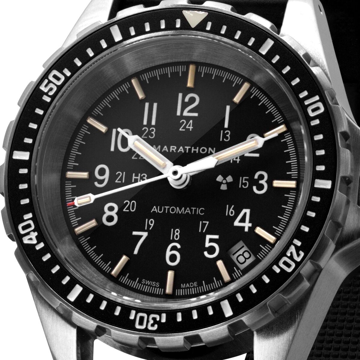 Marathon MSAR Auto Search and Rescue Dive Watch - No Government Markings