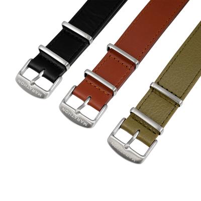 Marathon 20mm Leather NATO Straps