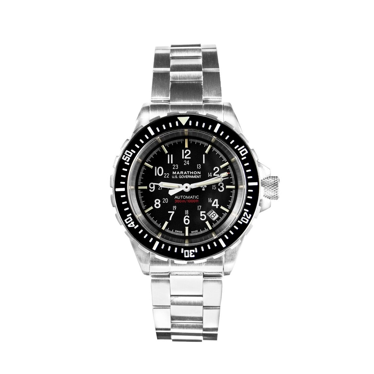 Marathon GSAR Search and Rescue Dive Watch - US Government Markings