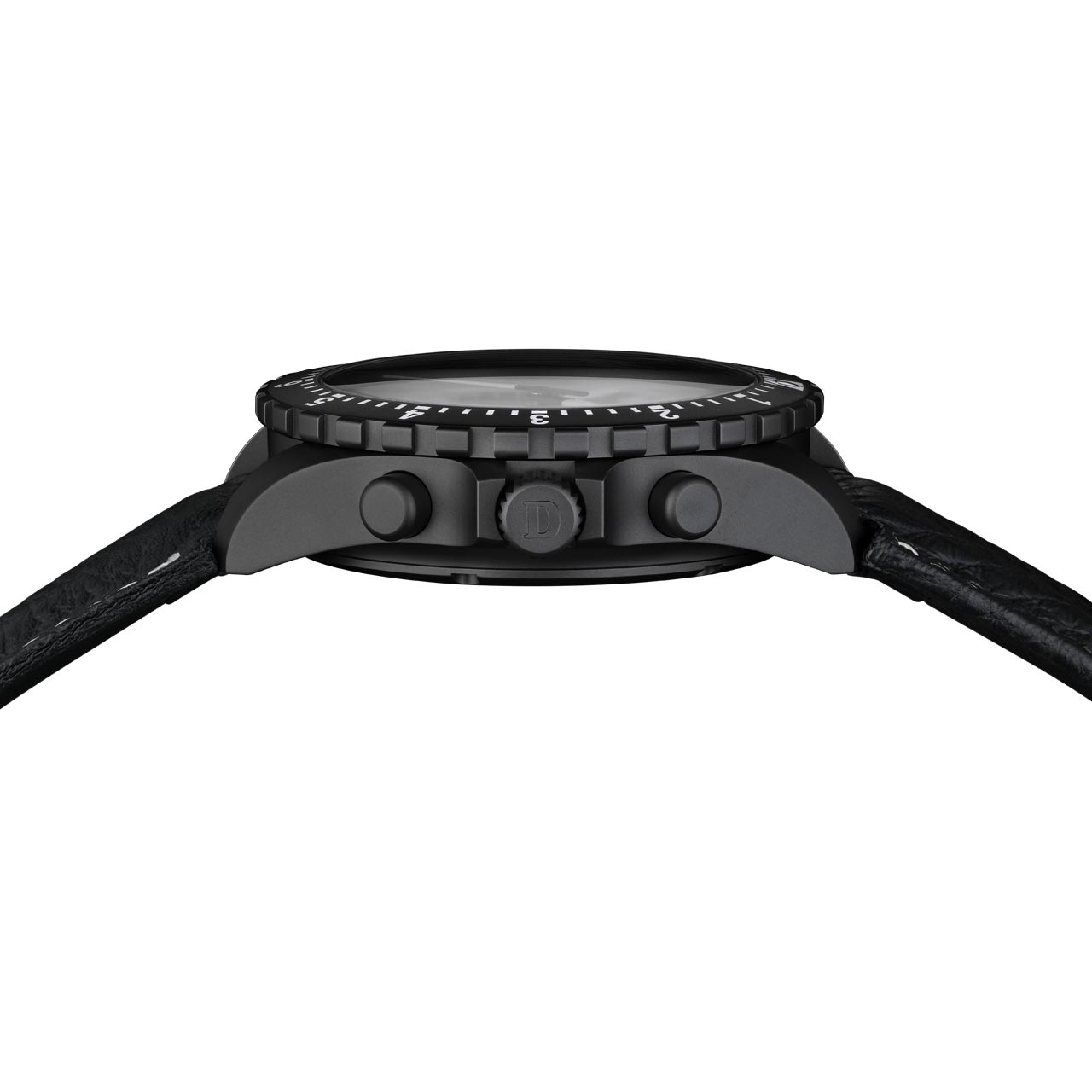Damasko DC86 Black Chronograph Pilot Watch