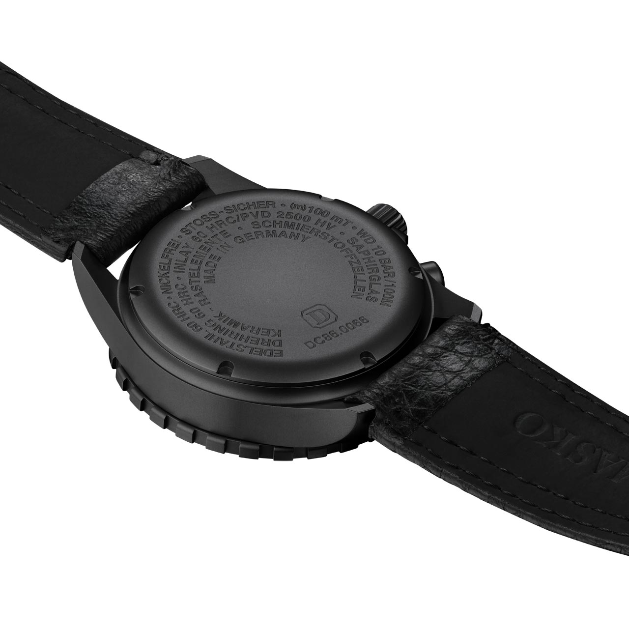 Damasko DC86 Black Chronograph Pilot Watch