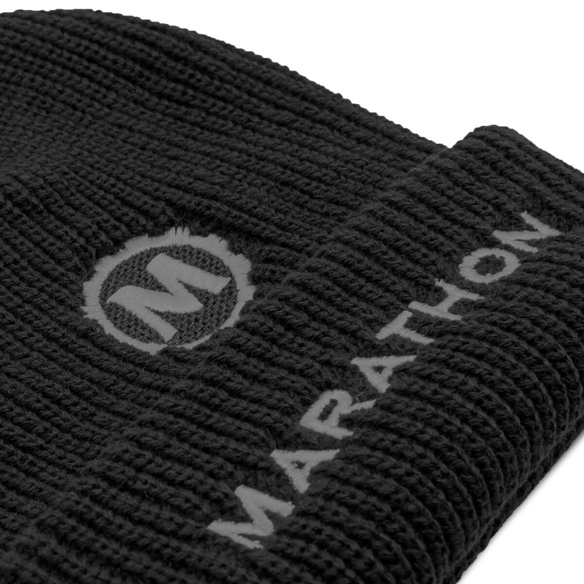 Marathon Knitted Toque - Winter Hat / Black