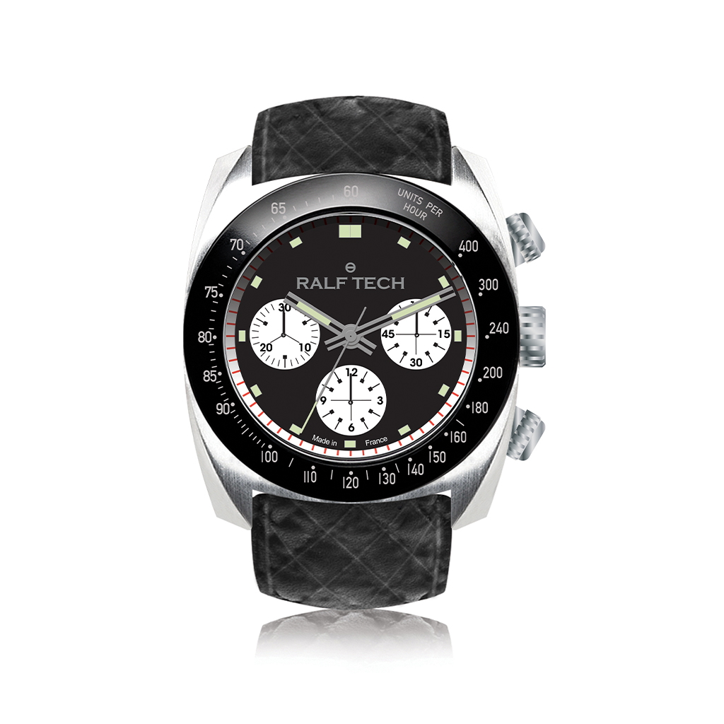 Ralf Tech WRV Tachymètre Inverse Panda Chronograph Watch