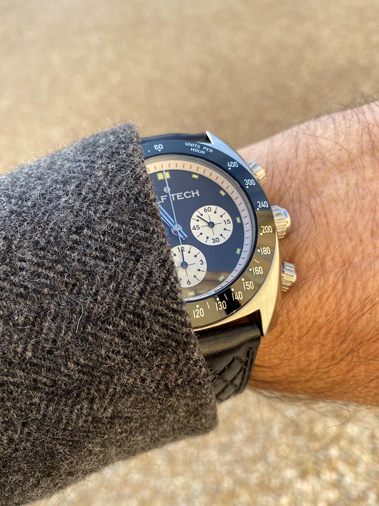 Ralf Tech WRV Tachymètre Inverse Panda Chronograph Watch