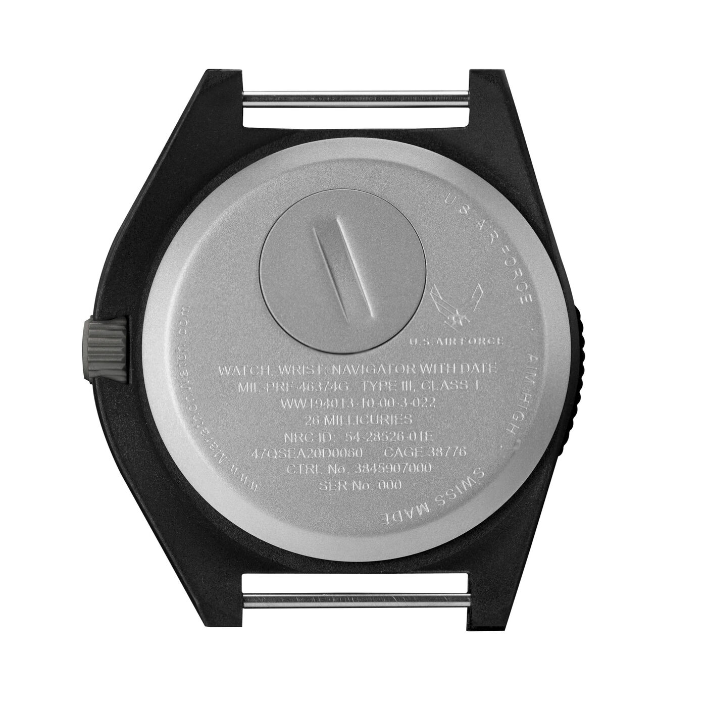 Marathon Pilot Navigator Watch with Date - Black USAF