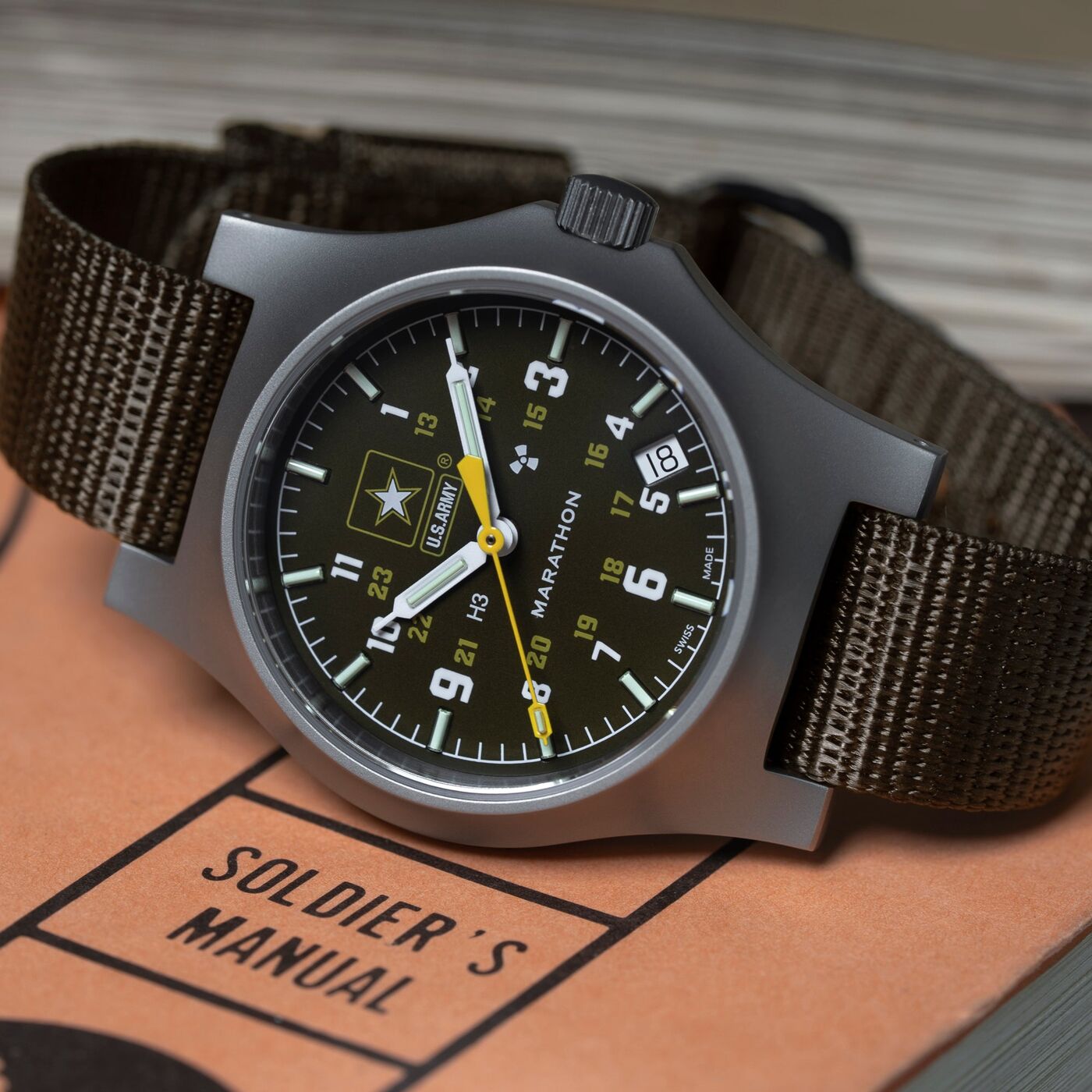 Marathon US Army Re-issue Steel GPQ Field Watch
