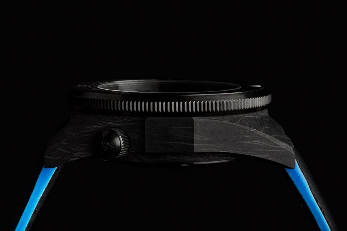 Squale T-183 Forged Carbon - Grey/Blue