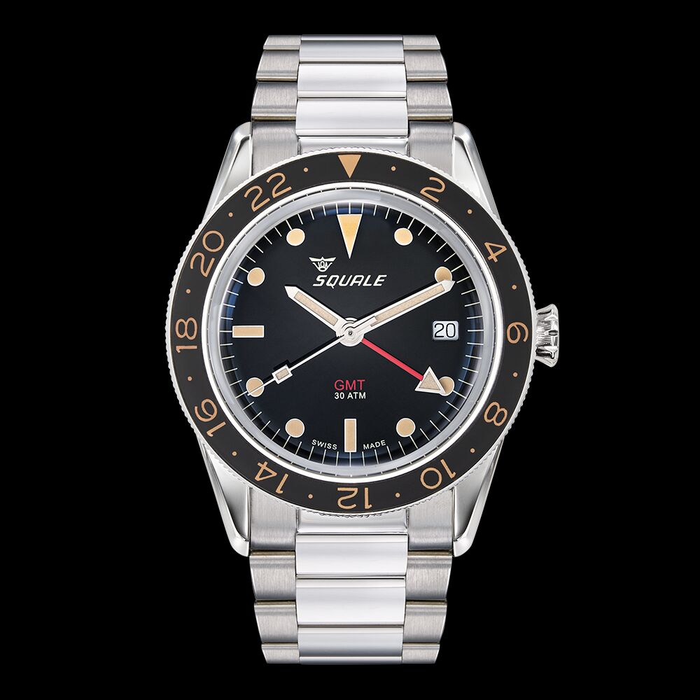 Squale Sub-39 GMT Vintage Dive Watch with Bracelet