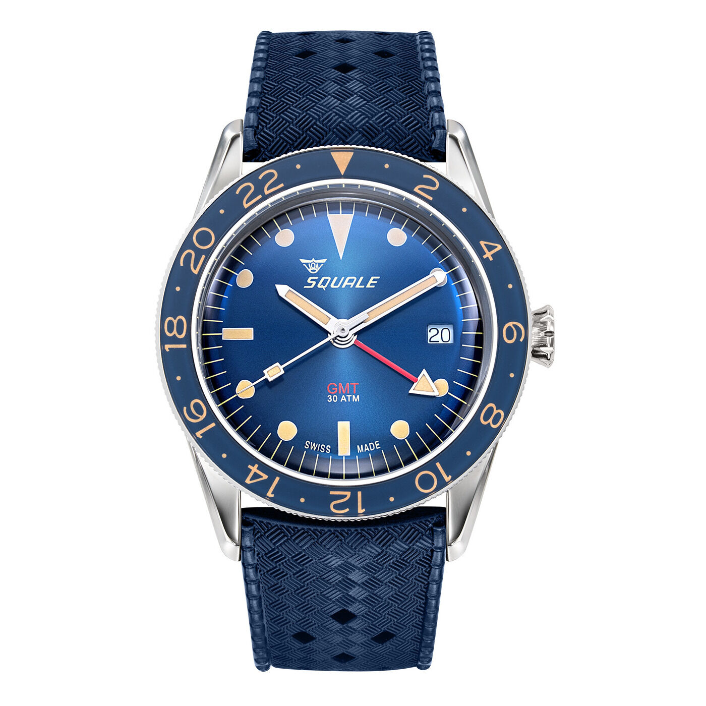 Squale Sub-39 GMT Blue Vintage Dive Watch