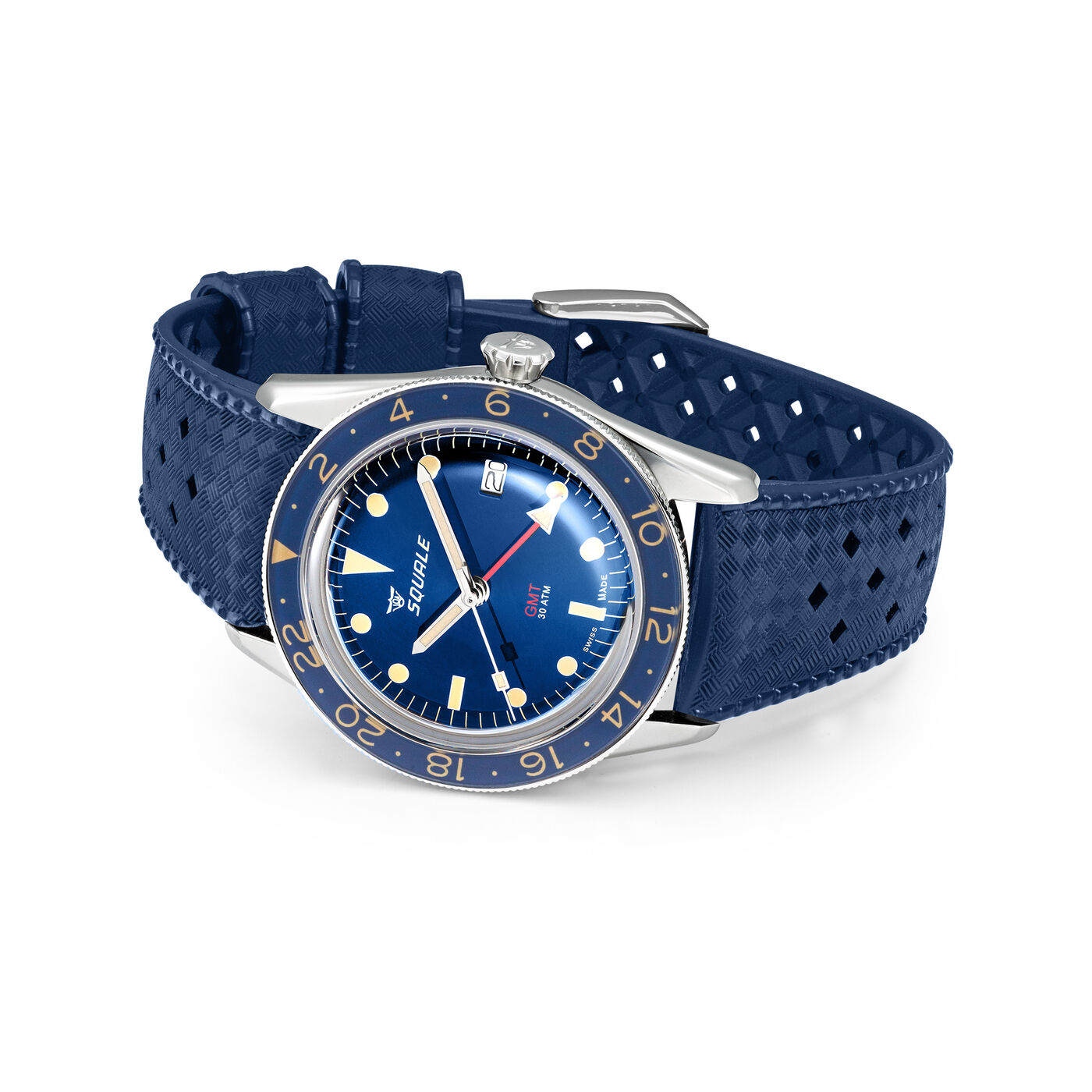 Squale Sub-39 GMT Blue Vintage Dive Watch