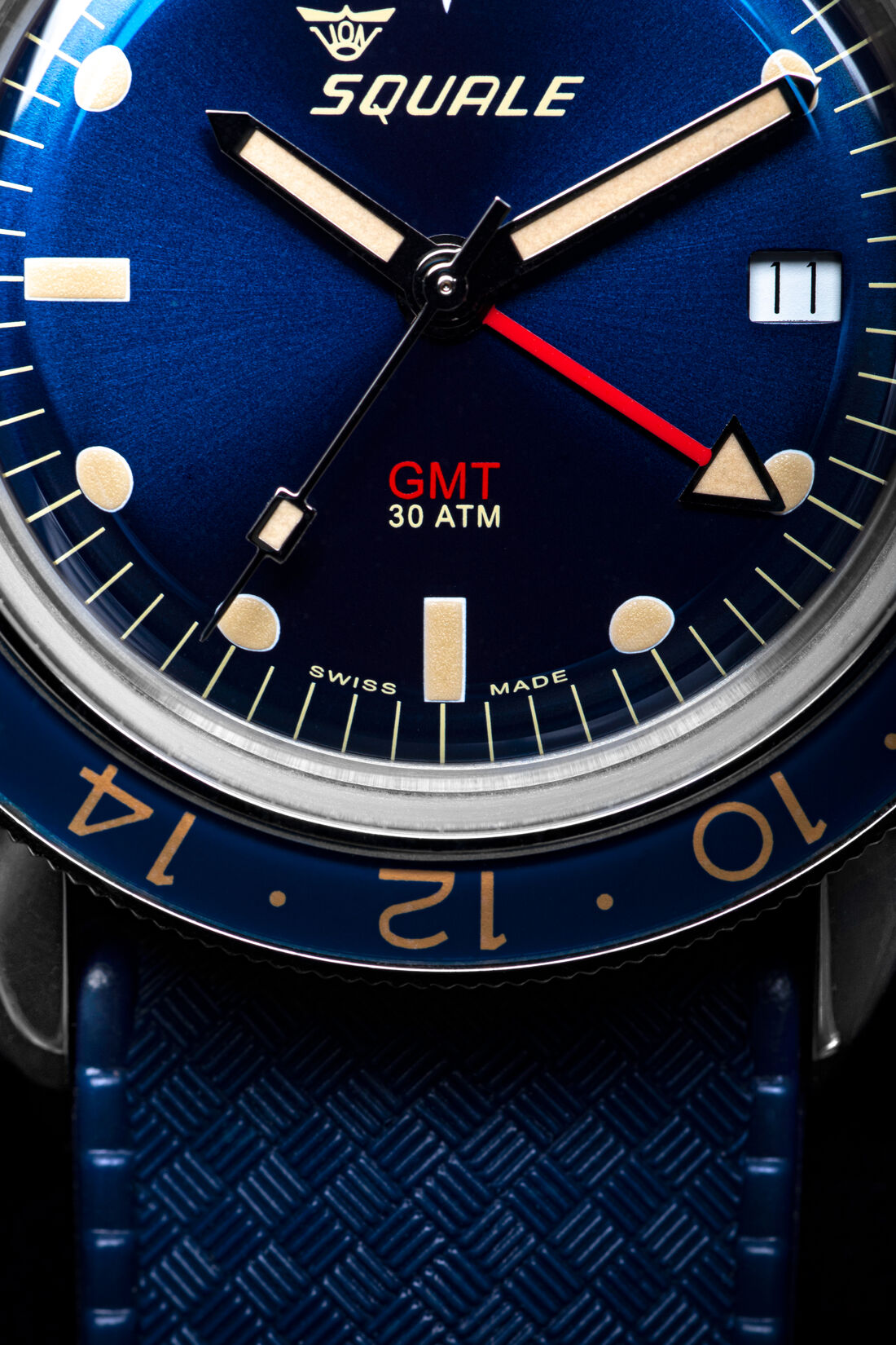 Squale Sub-39 GMT Blue Vintage Dive Watch