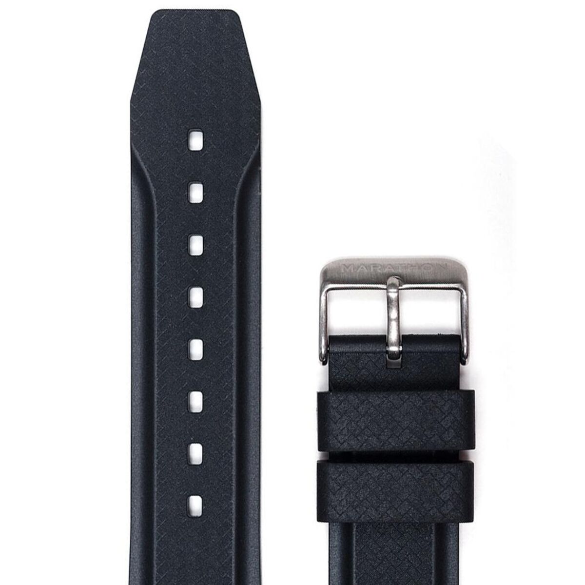 Marathon 22mm Black Rubber Strap