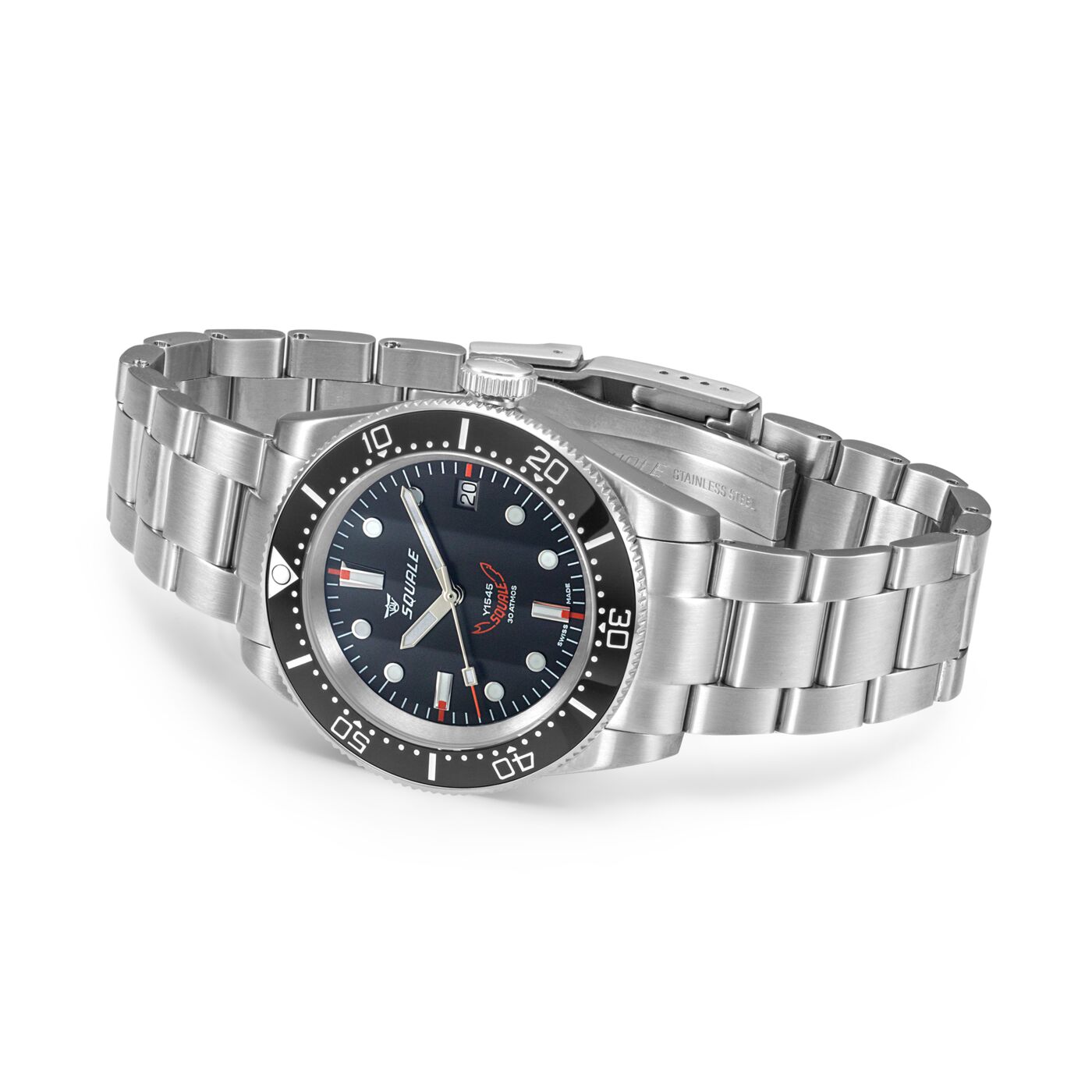 Squale 1545 Black Bracelet Dive Watch