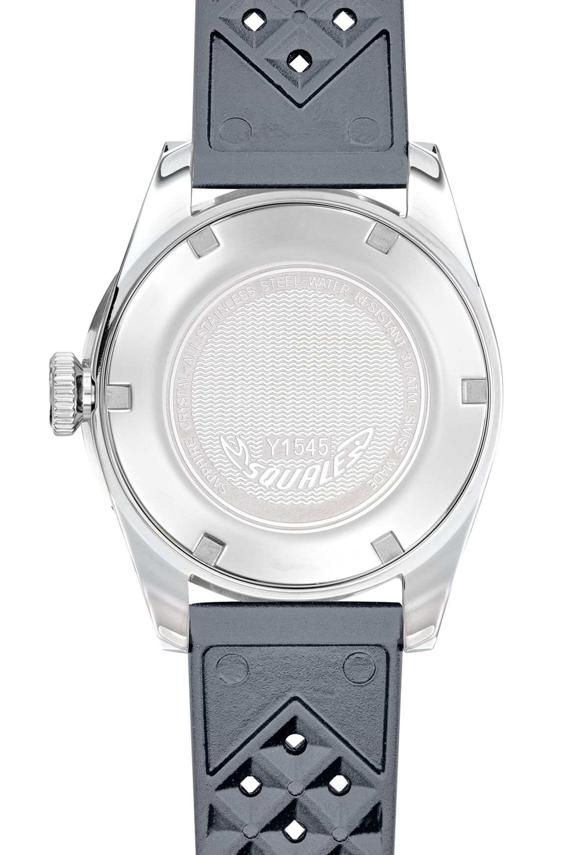 Squale 1545 Grey Rubber Dive Watch