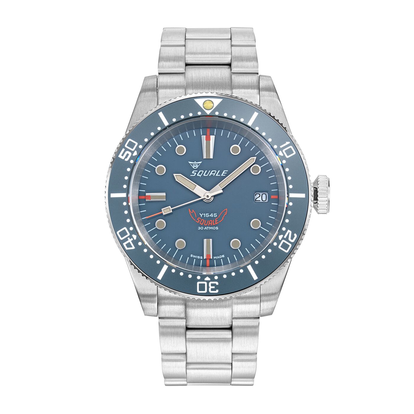 Squale 1545 Grey Bracelet Dive Watch