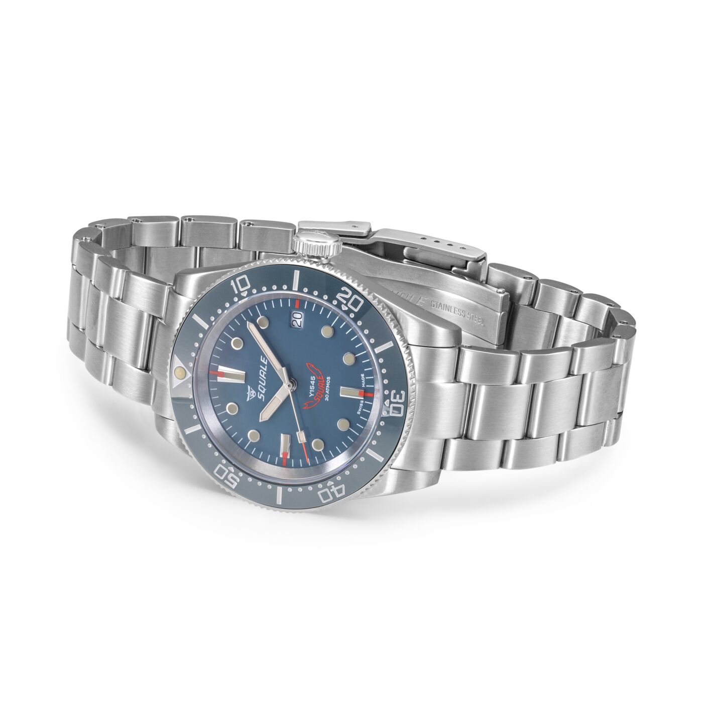 Squale 1545 Grey Bracelet Dive Watch