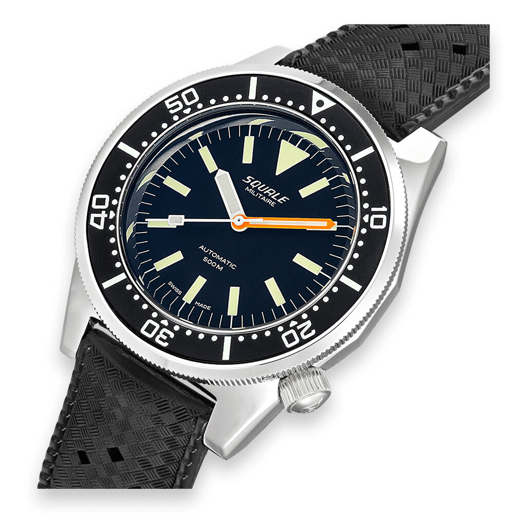 Squale 50 atmos 1521 Militaire Dive Watch - Polished