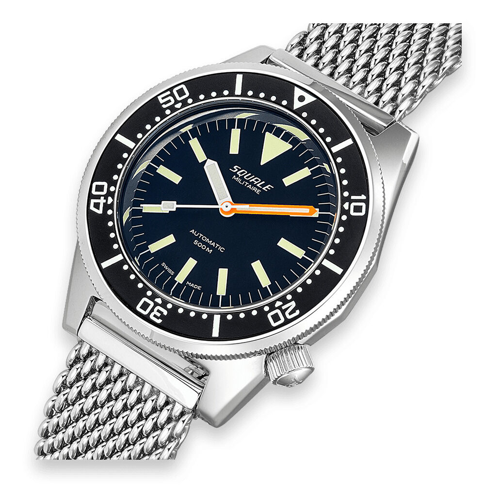 Squale 50 atmos 1521 Militaire Dive Watch - Polished