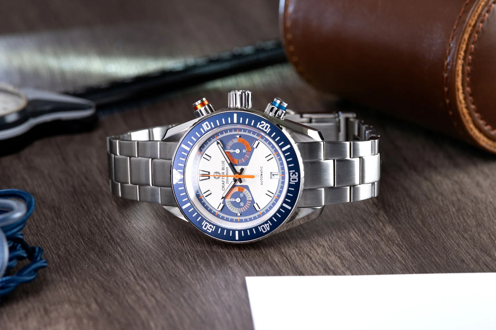 Crafter Blue Hyperion Ocean Chronograph Dive Watch - Clubman