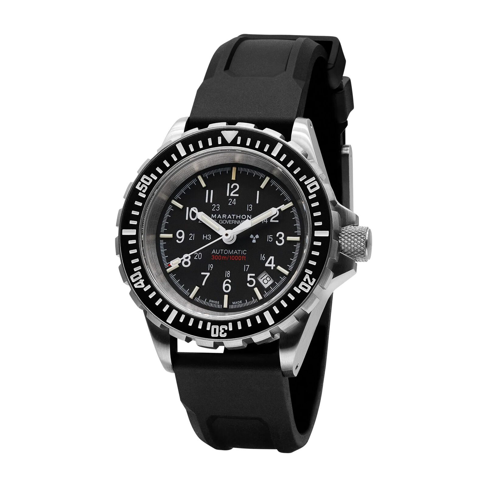 Marathon GSAR Search and Rescue Dive Watch - US Government Markings
