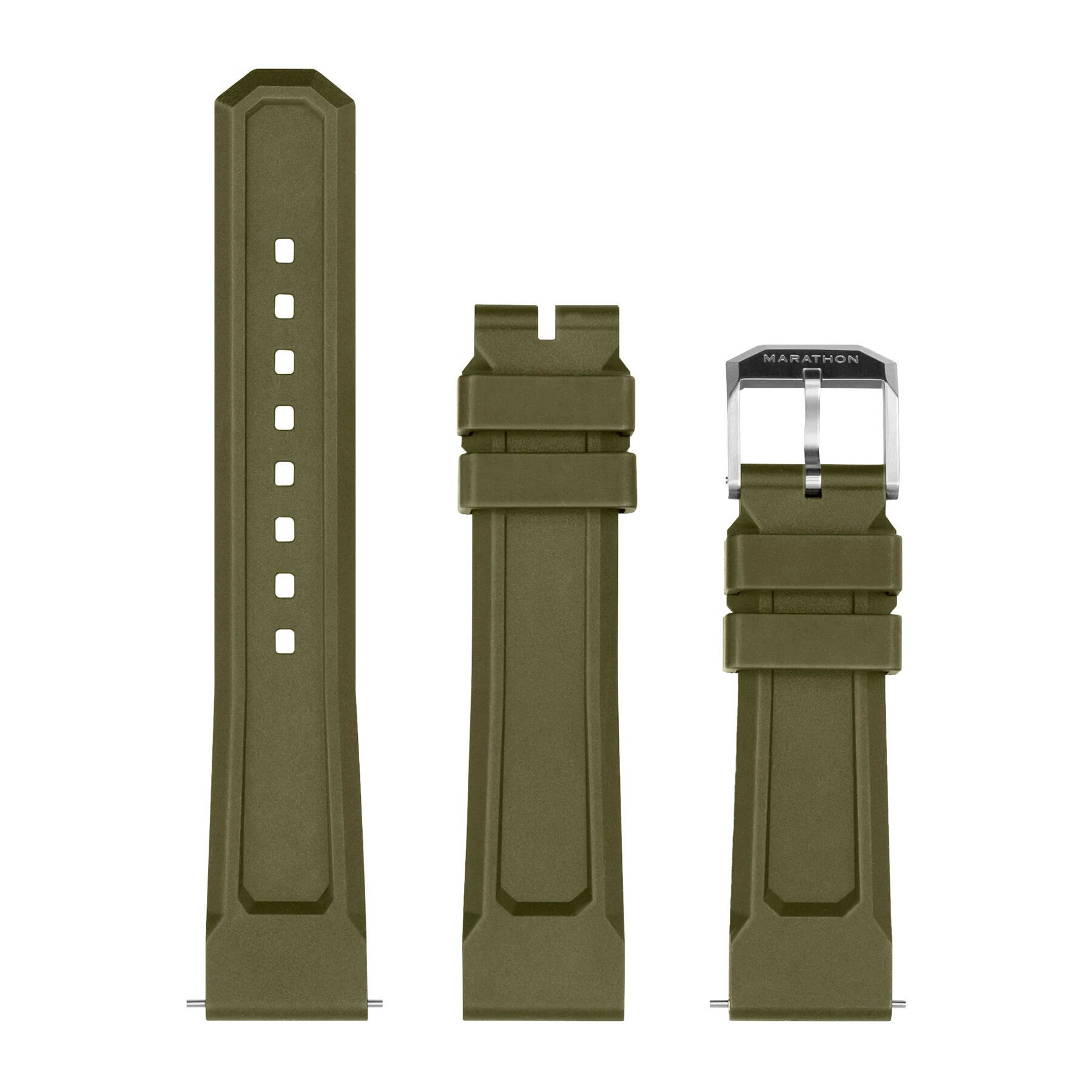 Marathon V2 OD Green Rubber Dive Watch Strap
