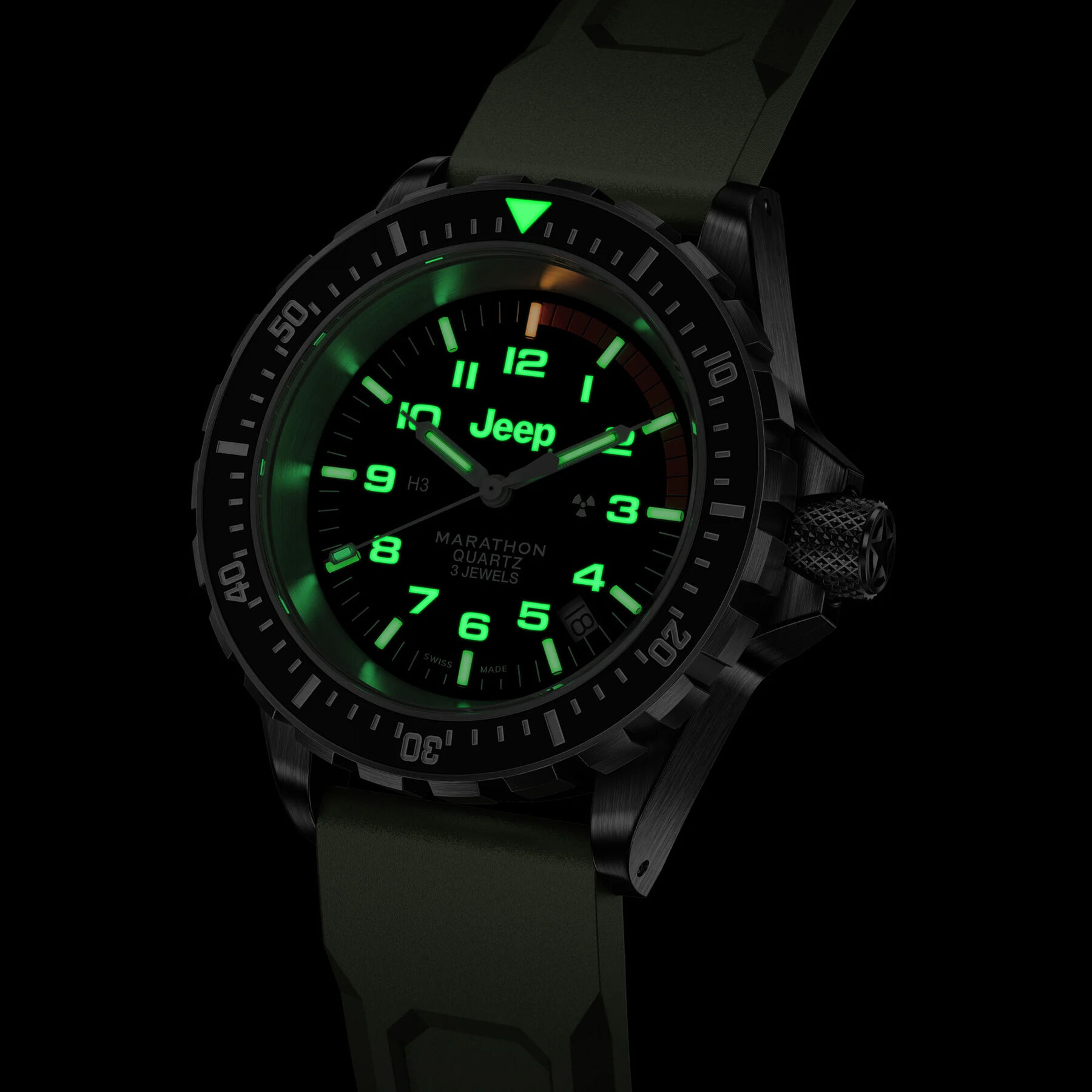 Marathon Jeep Rubicon TSAR Search and Rescue Dive Watch