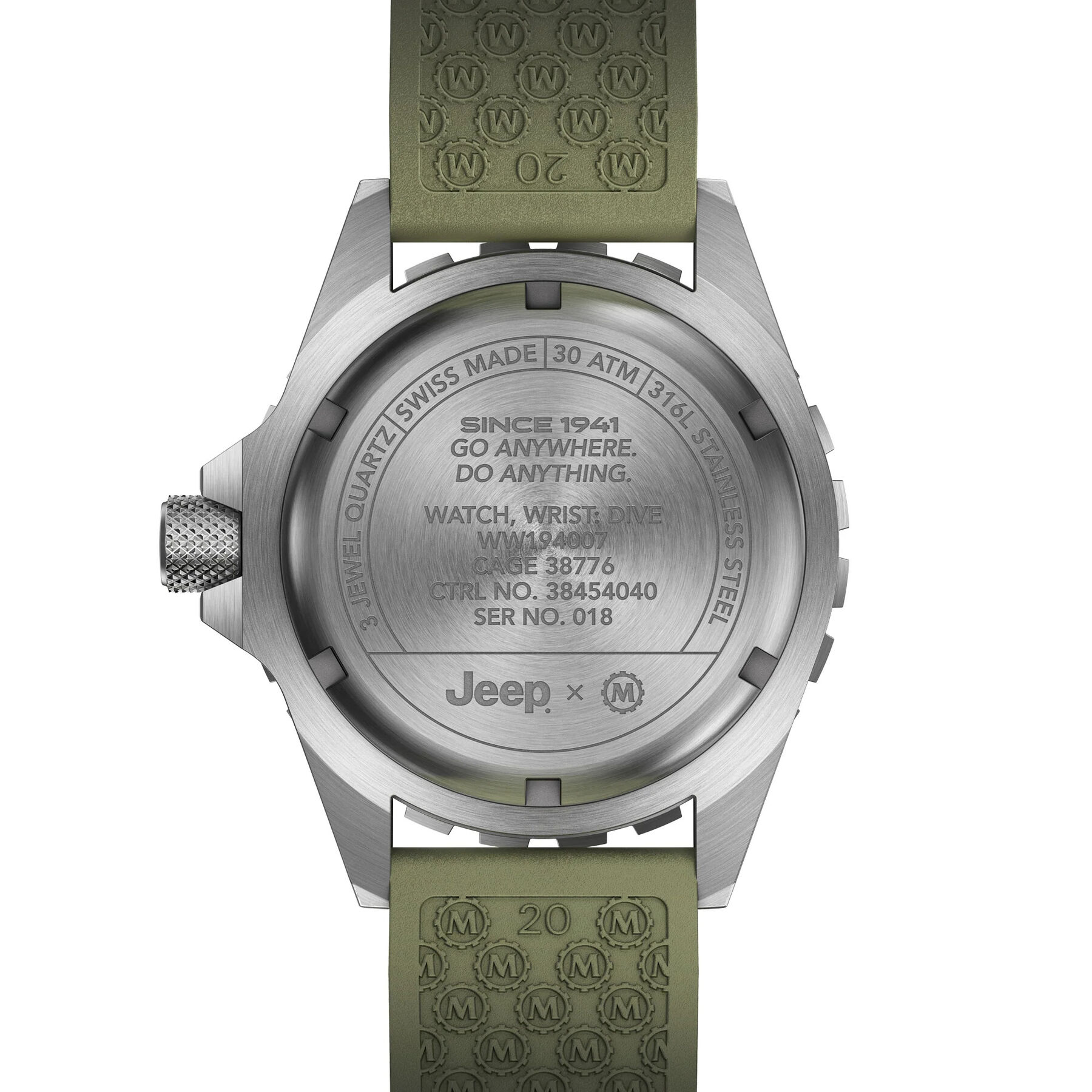 Marathon Jeep Rubicon TSAR Search and Rescue Dive Watch