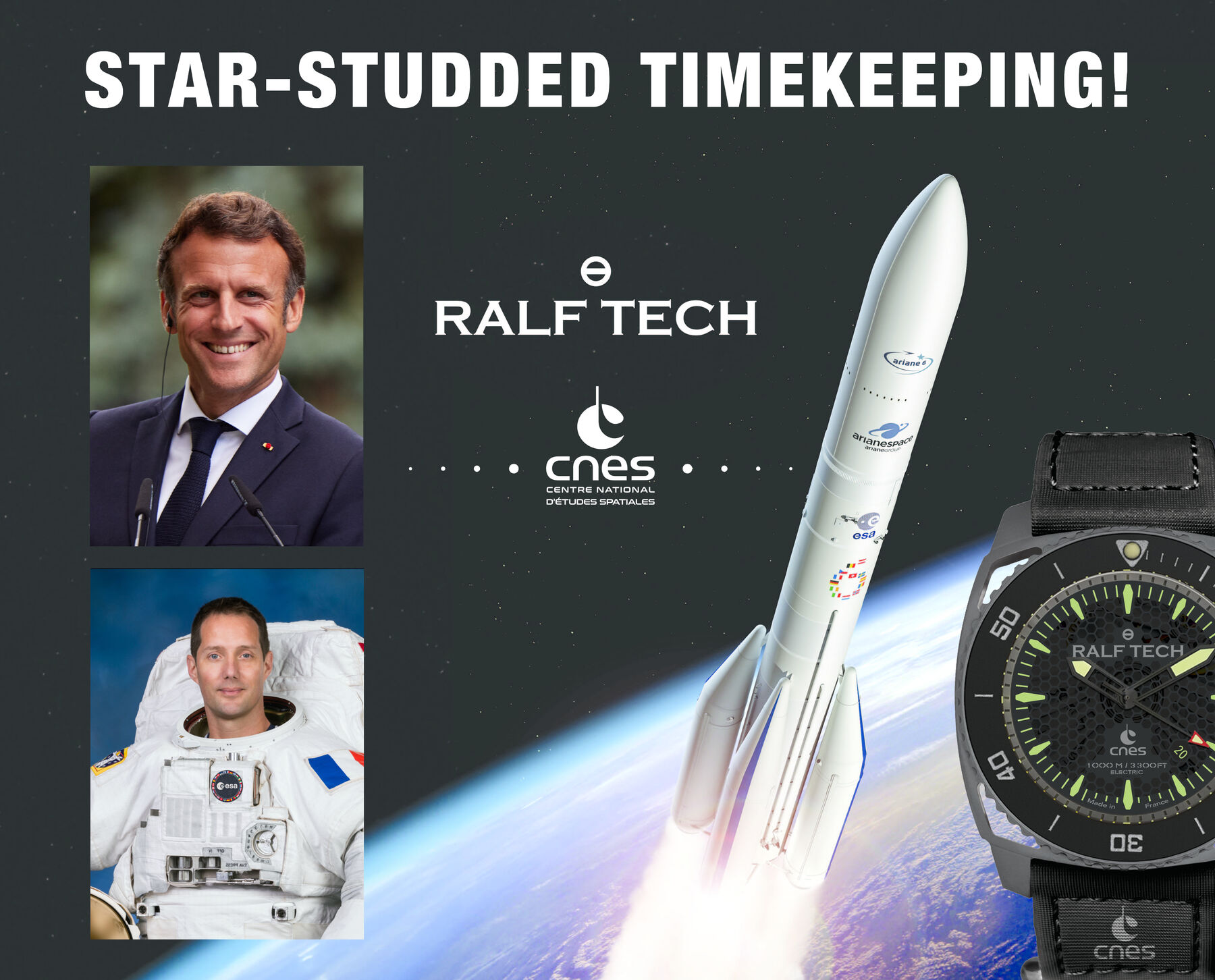 RALF TECH STAR-STUDDED TIMEKEEPING!