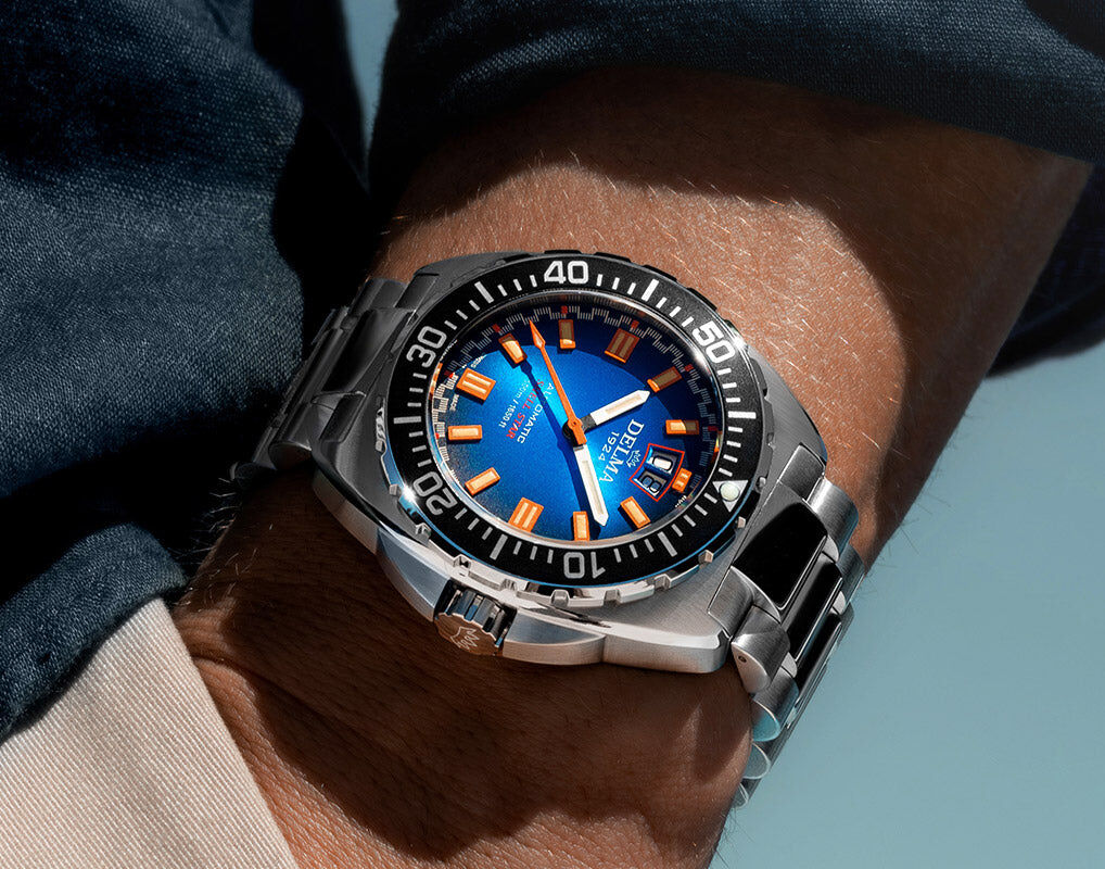 Delma Shell Star Big Date Dive Watches