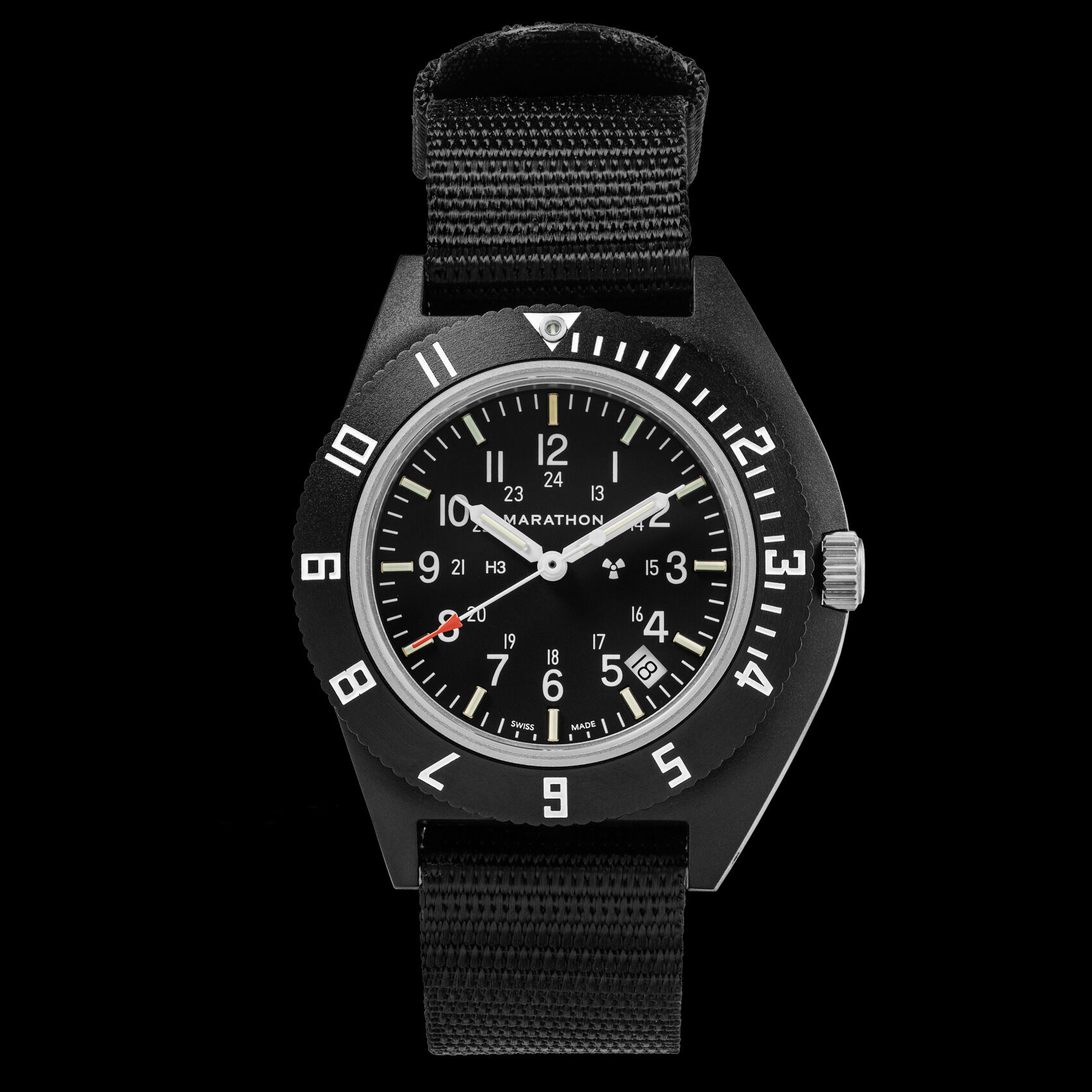 Marathon CeraShell Pilot Navigator Watch with Date