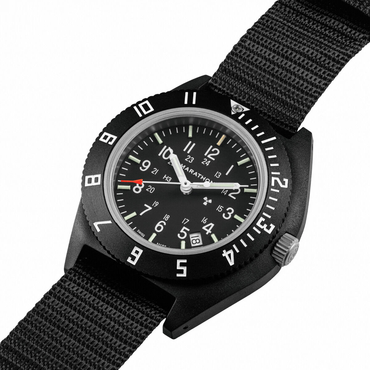 Marathon CeraShell Pilot Navigator Watch with Date