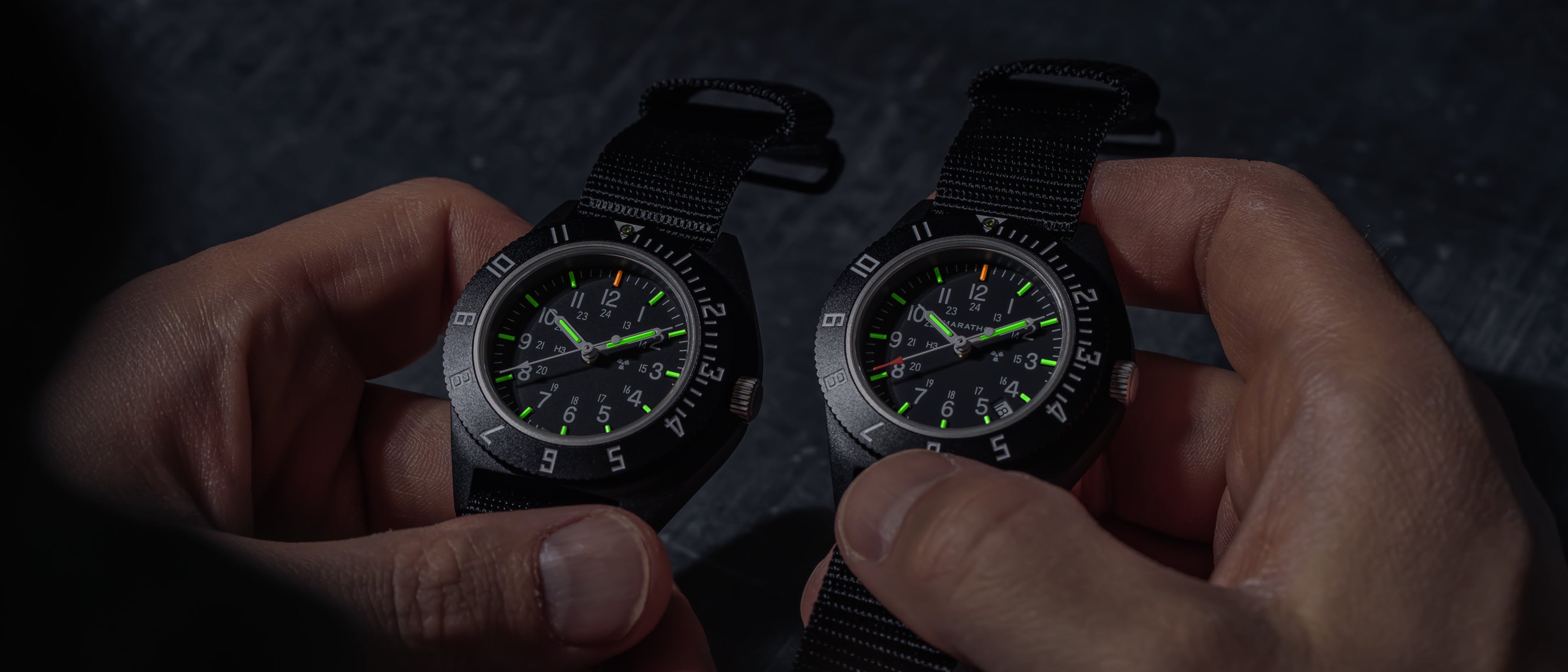 Marathon CeraShell Pilot Navigator Watch with Date