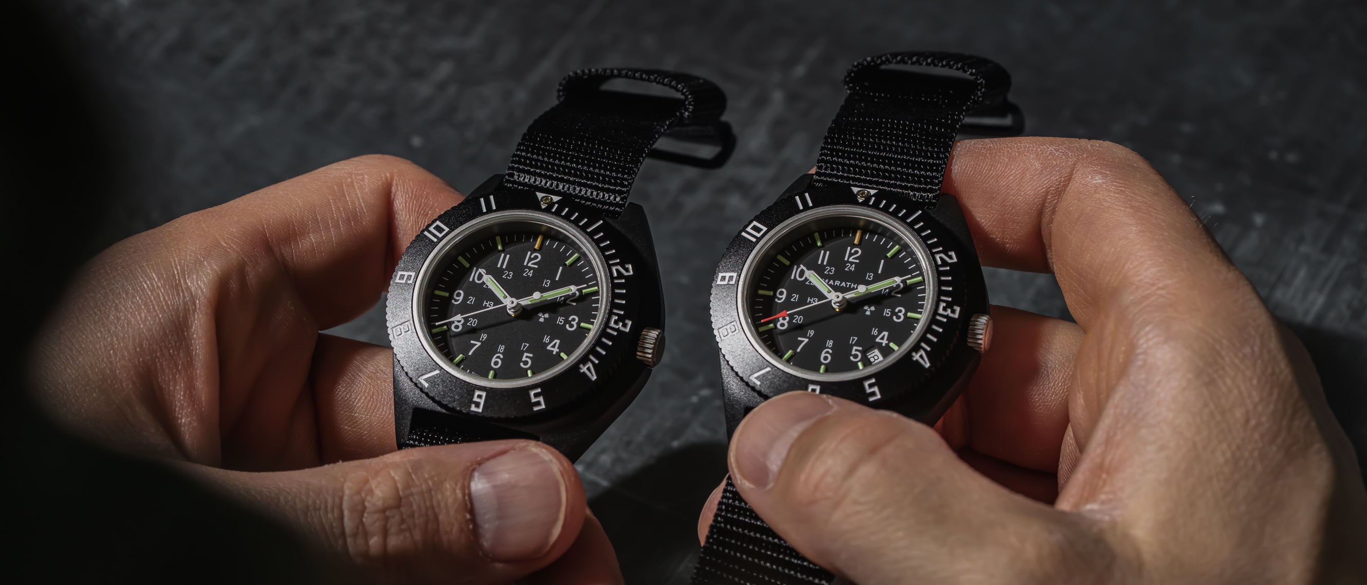 Marathon CeraShell Pilot Navigator Watch with Date