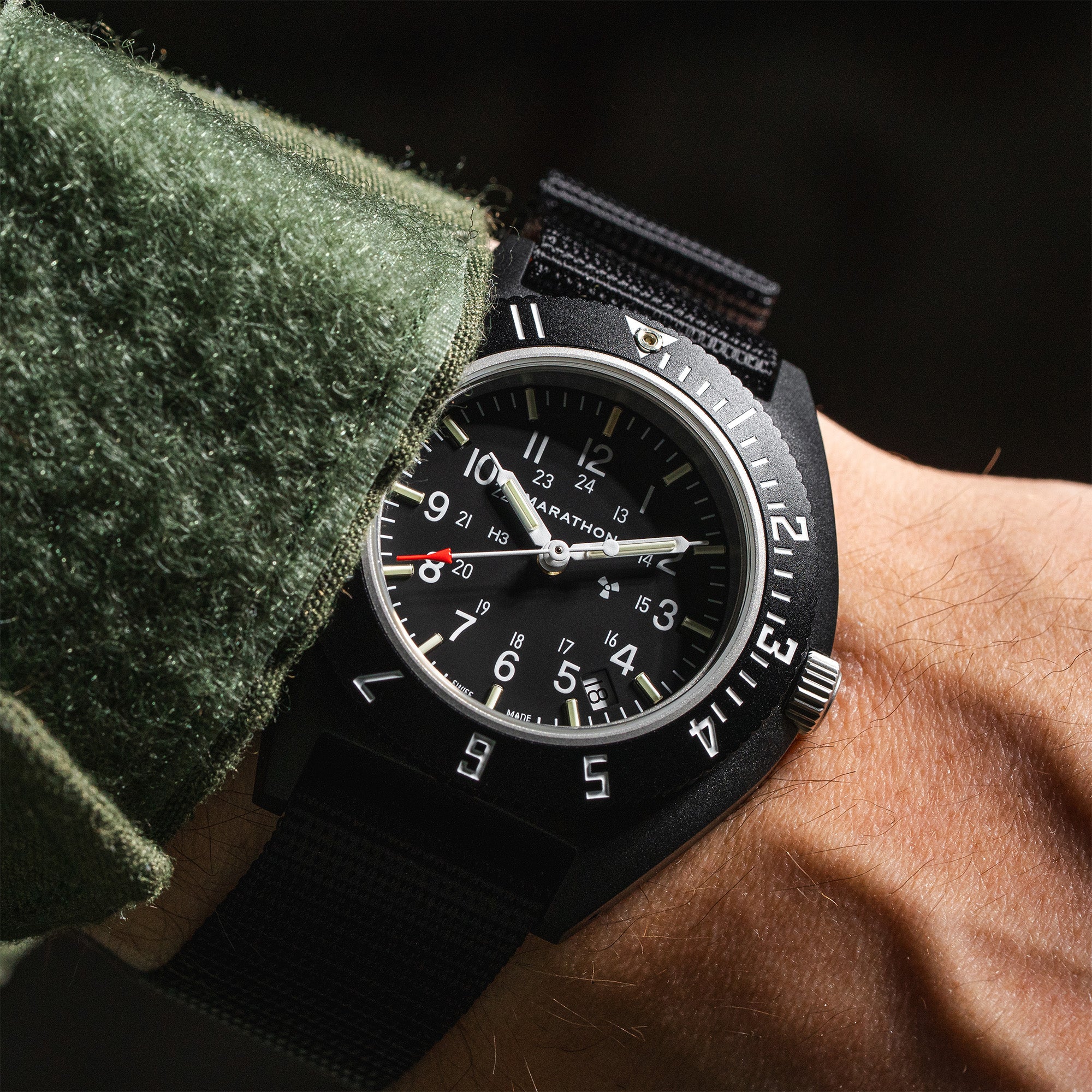 Marathon CeraShell Pilot Navigator Watch with Date